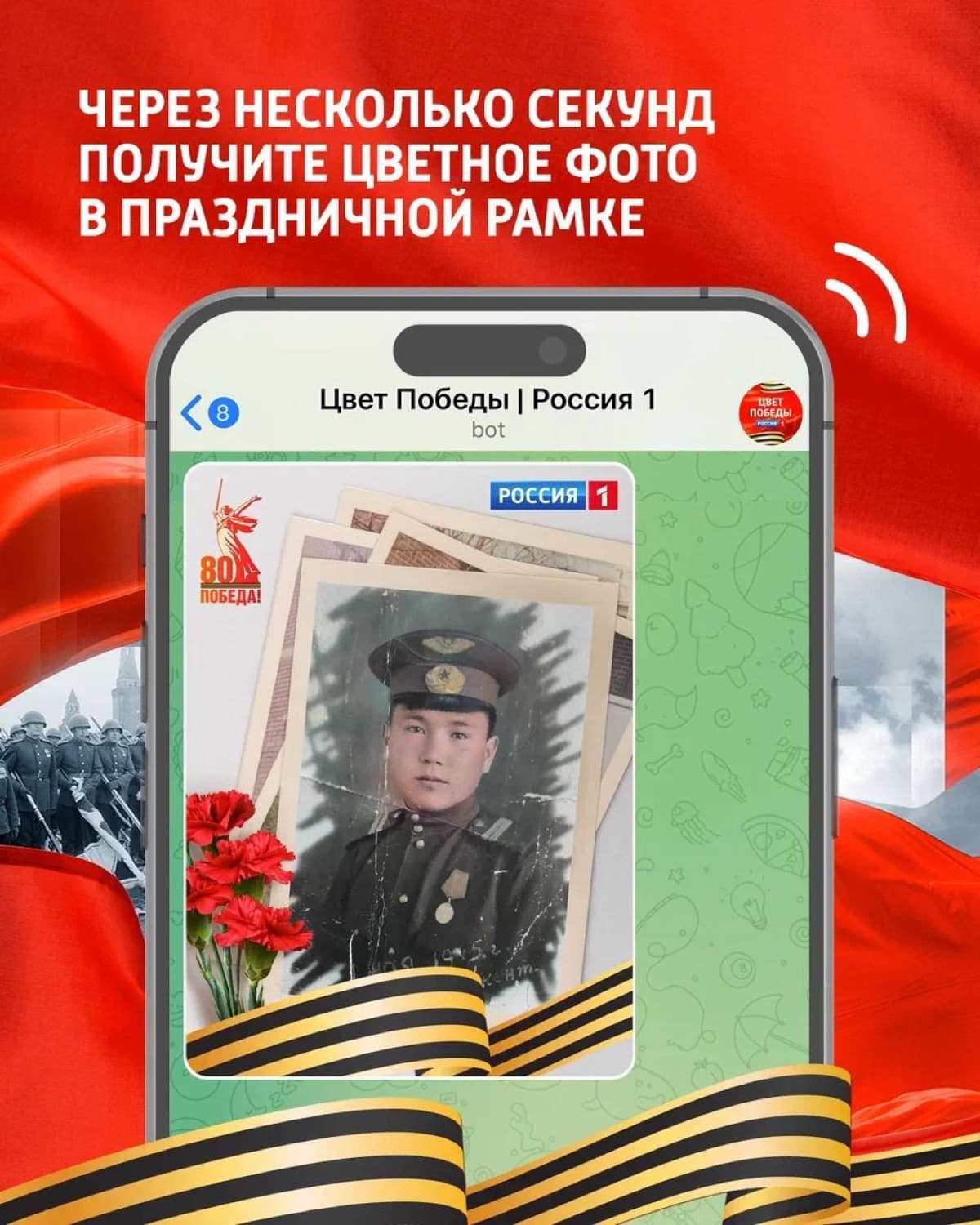 Визуальный блок проекта Цвет Победы