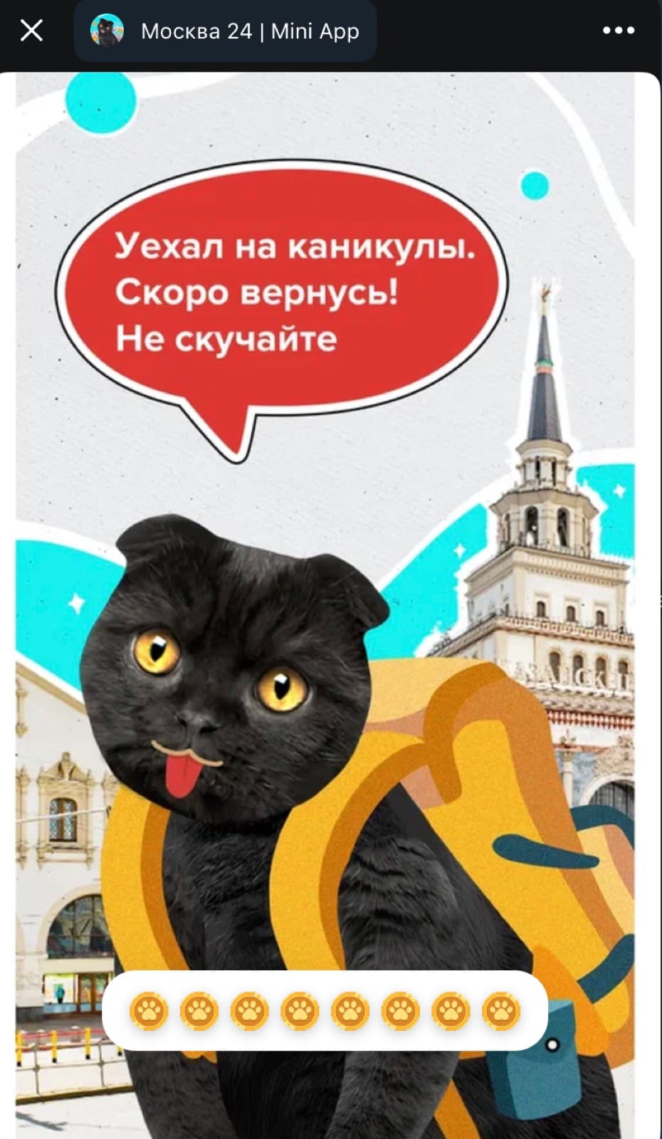 Мини-приложение для Москвы 24