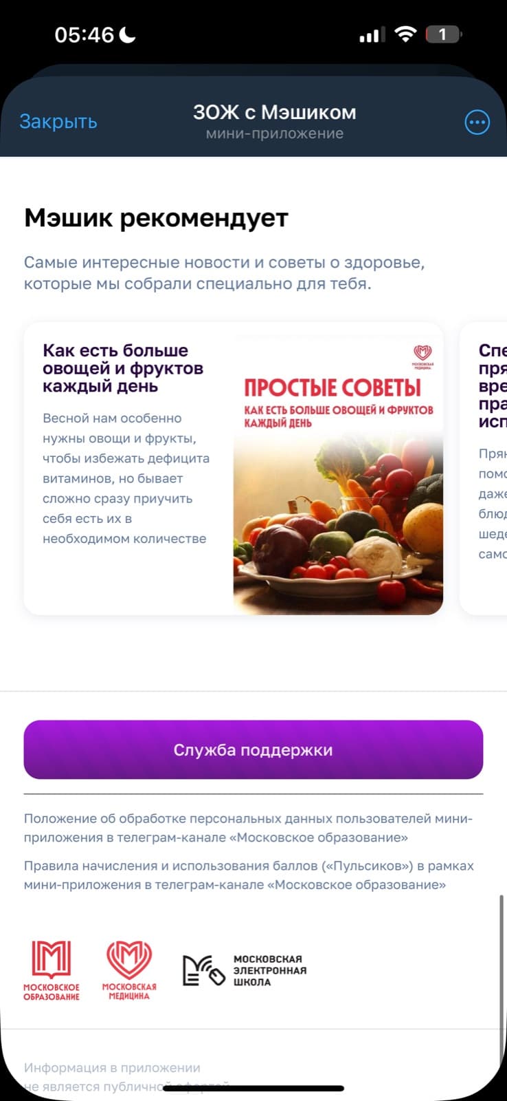 Подборка рекомендаций от Мэшика